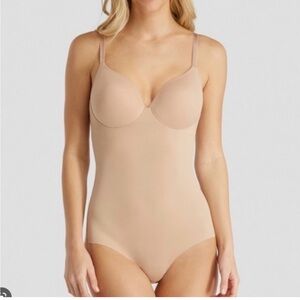 Seamless Beige Shapewear Bodysuit